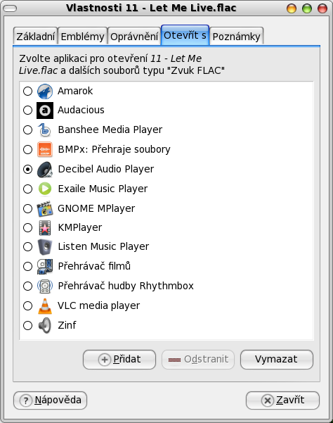 linux audio players