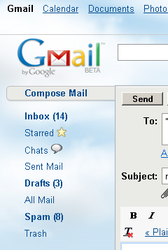 new gmail theme screenshot