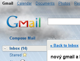 new gmail theme screenshot